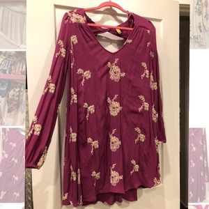 Free People Bell Sleeve Mini